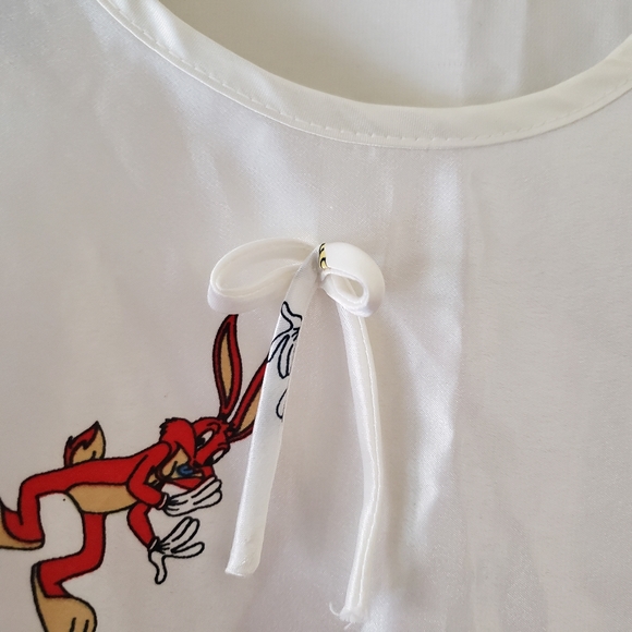 Vintage "Looney Tunes" & "Disney" Silk Tank S/M - Picture 2 of 5